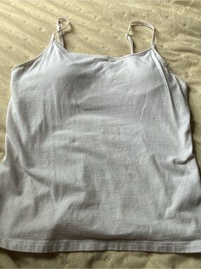 Women’s White Spaghetti Strap Tank Top - Classic Everyday Layering